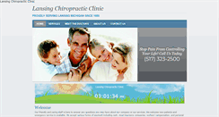Desktop Screenshot of chiropracticcliniclansing.com